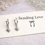 Star Hoop Earrings Gift For Her, thumbnail 1 of 5