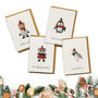 Christmas Animals Plantable Seed Paper Cards Four Pack, thumbnail 1 of 2