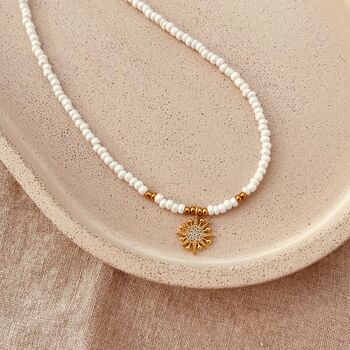 Stella Seed Bead Necklace, 3 of 6