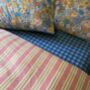 Vintage Stripe Organic Cotton Double Duvet Cover, thumbnail 3 of 3