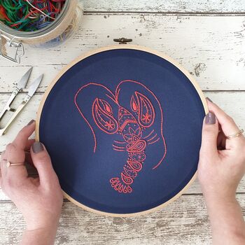 Lobster Embroidery Kit, 6 of 6