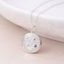 Personalised Sterling Silver Galaxy Star Photo Locket Necklace, thumbnail 1 of 10
