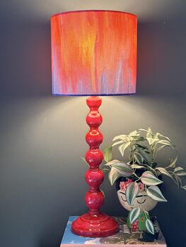 Persian Abstract Brushstrokes Lampshade, 8 of 9