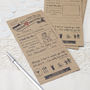Kraft Advice Cards For The Bride And Groom Card Game, thumbnail 1 of 2