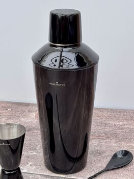 Black Cocktail Shaker Set, 3 of 4