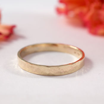 Weddings Bands In 14k Yellow Eco Gold, 2 of 9