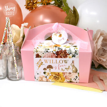 Personalised Enchanted Fairy Birthday Party Gift Box, 2 of 6