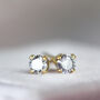 Tiny Salt And Pepper Diamond Stud Earrings, thumbnail 6 of 12