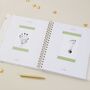 Floral Baby Memory Book, Luxury Baby Record And Keepsake Journal, thumbnail 9 of 12