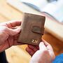 Personalised Handmade Buffalo Leather Credit Card Case, thumbnail 2 of 8