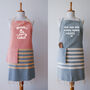 Personalised Cotton Apron, Tea Towel, Sustainable Gift, thumbnail 8 of 12