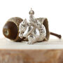 Baby Squirrel Necklace – Small Silver/Gold, thumbnail 5 of 9