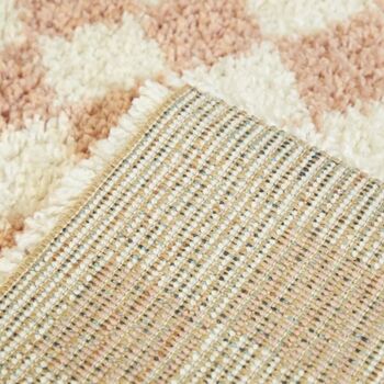 Neamiah Chequered Shag Area Rug, 2 of 6