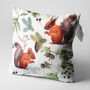 Cute Squirrels Double Sided Soft Cushion Cover, thumbnail 3 of 7