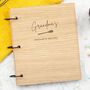 Personalised Wooden Recipe Book For Bakers, thumbnail 1 of 12