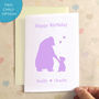 Personalisable Birthday Bears Birthday Card, thumbnail 1 of 8