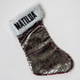 Personalised Christmas Stocking Sequin, thumbnail 3 of 3