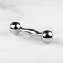 Silver Plated Double Ball Pregnancy/Christening Rattle, thumbnail 1 of 2