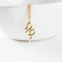 Gold Plated Snake Necklace, thumbnail 1 of 10