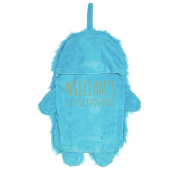 Personalised Monster Hot Water Bottle, 3 of 4