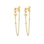 Star Chain Drop Earrings, thumbnail 1 of 4