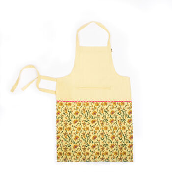 Bahar Floral Aprons In Yellow, 4 of 4