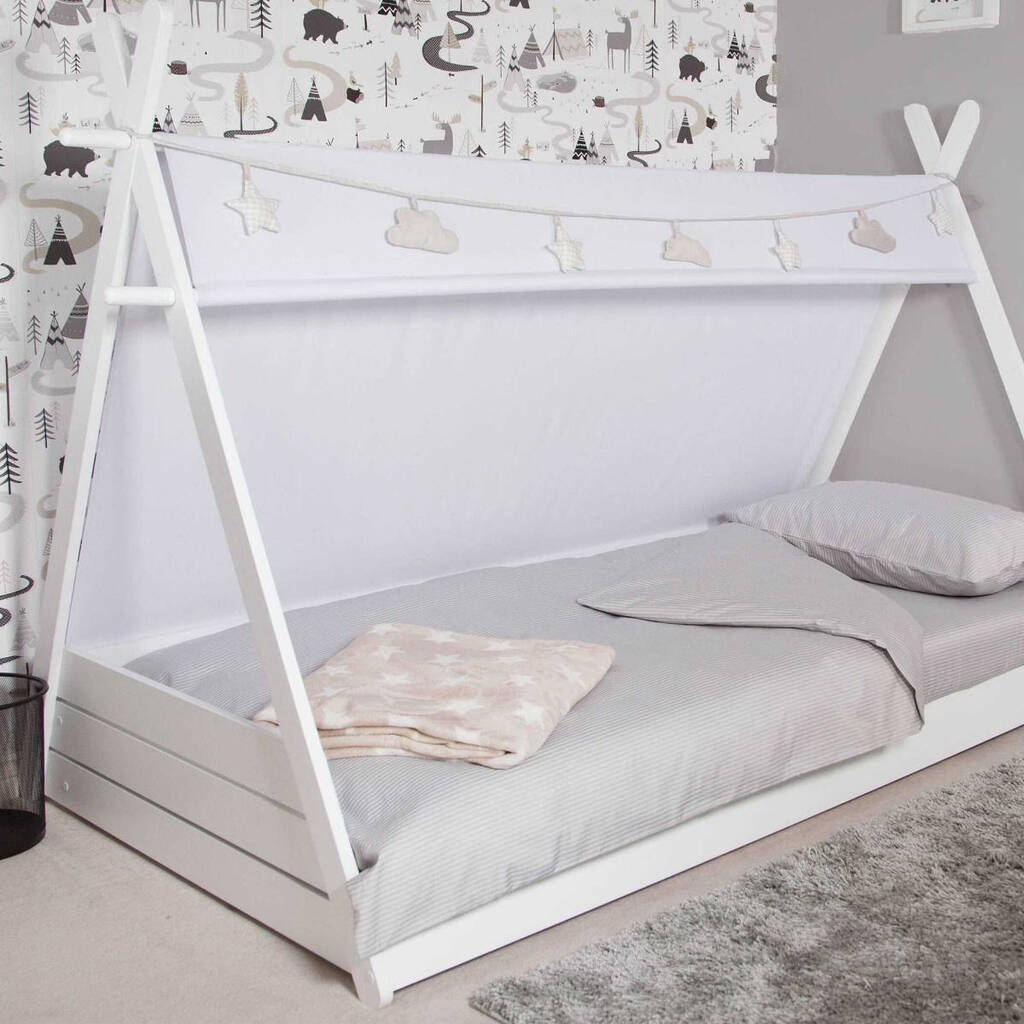 Wooden Teepee Bed By Grattify | notonthehighstreet.com