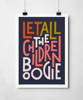 Let All The Children Boogie Print, 4 of 8