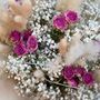 Wedding Dried Flower Bouquet Pampas Cerise Rose, thumbnail 2 of 2