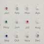 Family Birthstone And Freshwater Pearl Bracelet, thumbnail 6 of 6