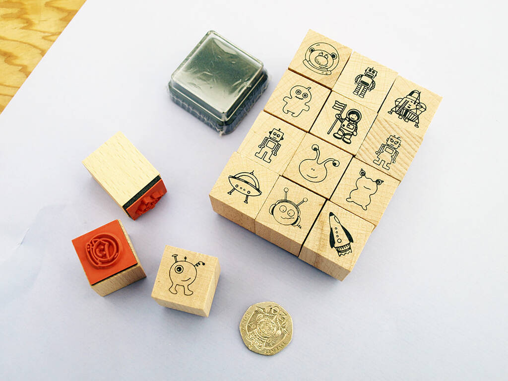 Kids Ink Stamps Set By Artful Kids | notonthehighstreet.com