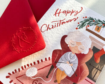 Christmas Greetings Card For Grandparents, 10 of 10