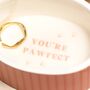 Pink Oval Ceramic Dog Trinket Pot, thumbnail 2 of 4