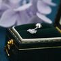 Sterling Silver Tiny Marquise Cz Screw Back Earrings, thumbnail 6 of 12