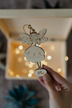 Personalised Fairy Christmas Decoration, 3 of 4