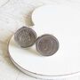 Personalised Sixpence Year Coin Cufflinks, thumbnail 2 of 6
