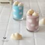 Personalised Gift Box Of Cloud Brown Candle With Free Greeting Card, thumbnail 3 of 4