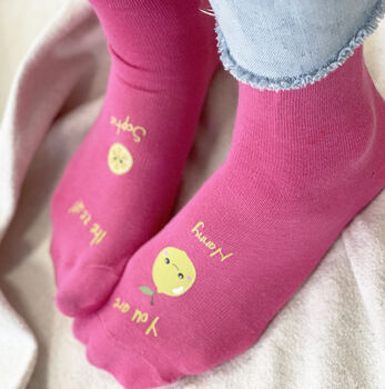 You Are The Zest Personalised Mother's Day Gift Socks, 4 of 7