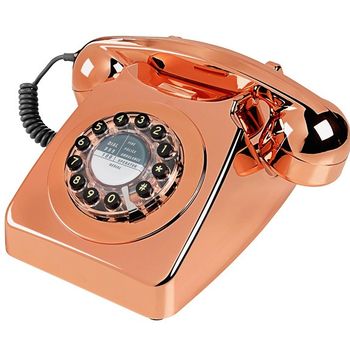 Retro 746 Copper Metallic Telephone, 4 of 5