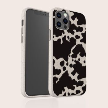 Cow Print Biodegradable Phone Case, 4 of 8