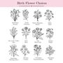 Personalised Grandpa’s Garden Birth Flower Bauble, thumbnail 4 of 9