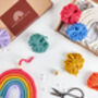 Make Your Own Bright Macrame Rainbow Craft Kit, thumbnail 2 of 5