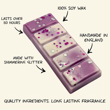 French Lavender Wax Melts Snap Bar, Relaxing Scent, 3 of 5