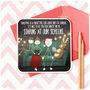 Screens Funny Christmas Card Son Daughter Brother Dad, thumbnail 1 of 4