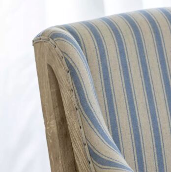 Margot Chair In Ticking Stripe, 7 of 7