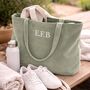 Personalised Corduroy Ribbed Large Tote Bag, thumbnail 3 of 8