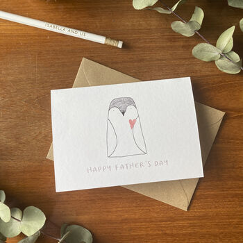 Penguin Happy Father's Day Card, 4 of 6