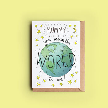 Mum, Mummy, Granny Or Nanny World Card, 4 of 5