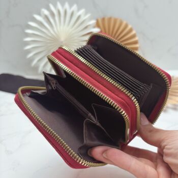 Red Purse, Festive Socks And Chocolate Christmas Gift For Her With Optional Christmas Tree Candle, 6 of 10