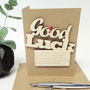 Personalised Good Luck Gift Card, thumbnail 1 of 9
